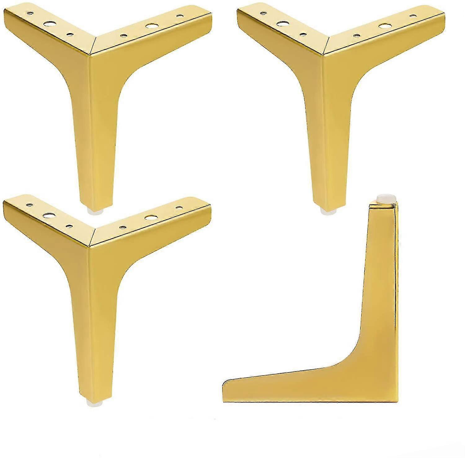 コーヒーテーブル、ダイニングテーブル、ワードローブ、ベッドサイドテーブル、椅子、ワードローブ、ワードローブとソファ、4ピースのためのモダンな金属三角形の家具の脚DIYスチールテーブルレッグ