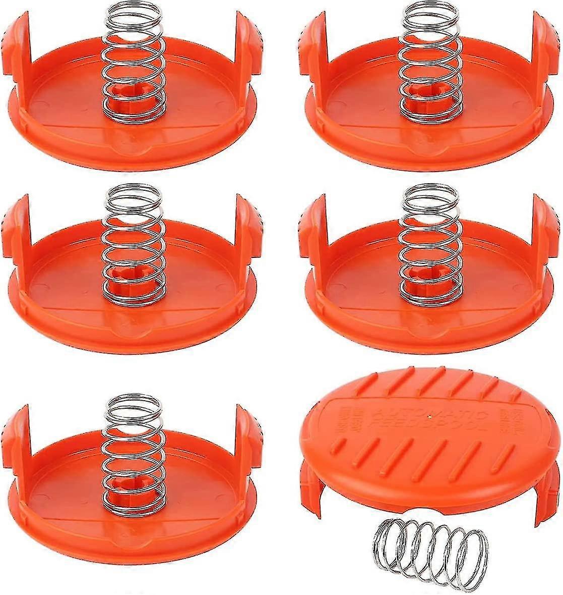 Spool Cap, 8 Pieces Replacement Spool Cap Caps Replacement Cover With 8 Piece Spring