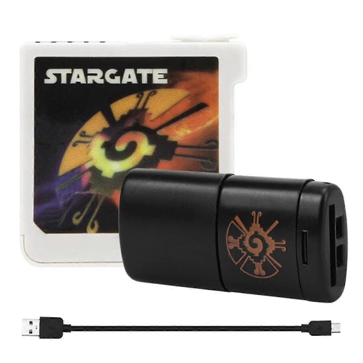For Stargate Adapter Memory Card Flashcart Handle Console Can Play Of