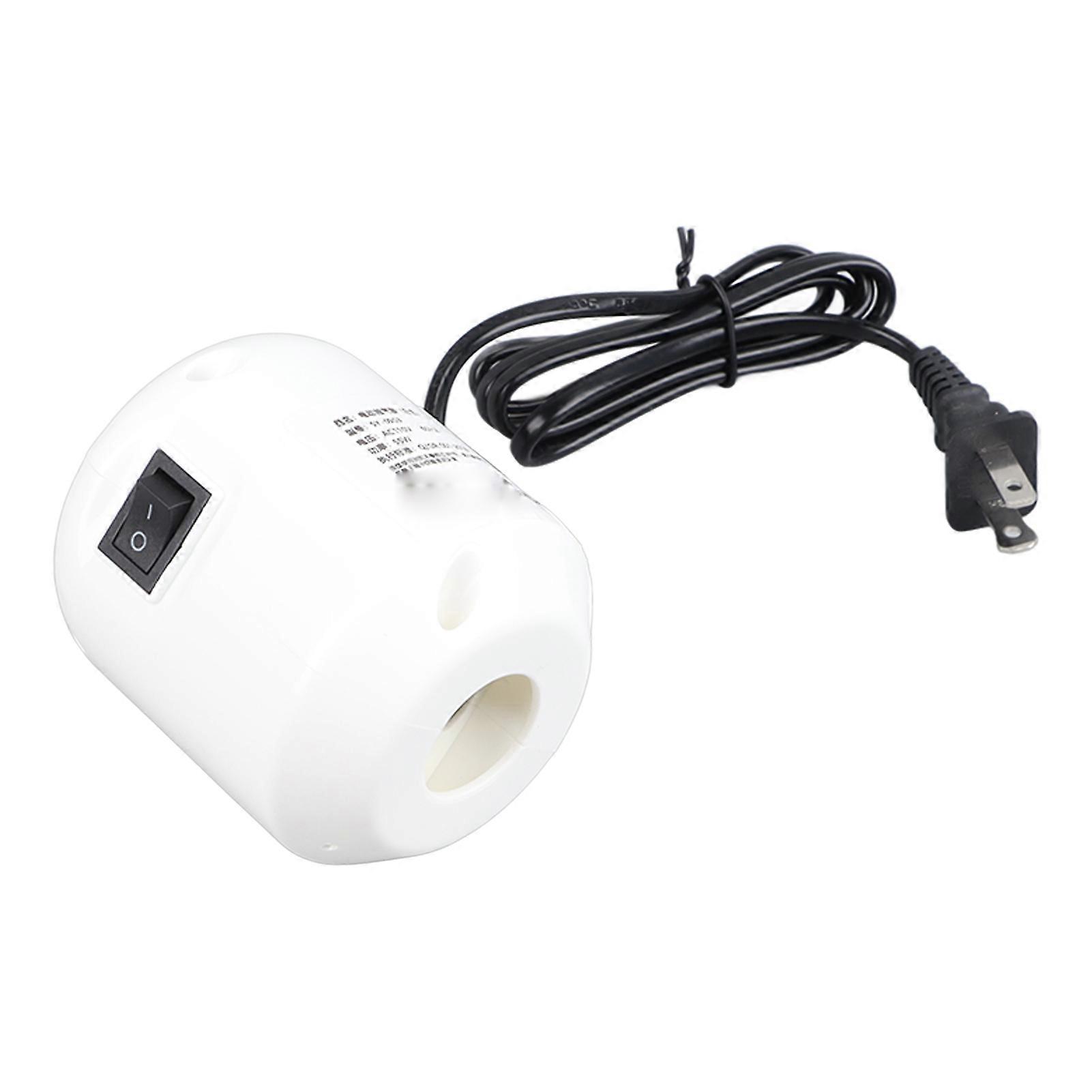 Electric Storage Bag Pump White Powerful Efficient Easy Operation Electric Air Pump US Plug 110V compatible Compression Bag