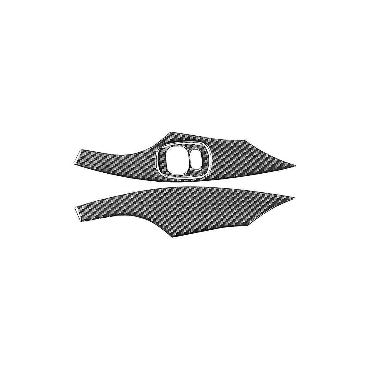 For Celica 2000-2005 Soft Carbon Fiber Window Control Lifting Switch Panel Cover Trim Sticker Acces