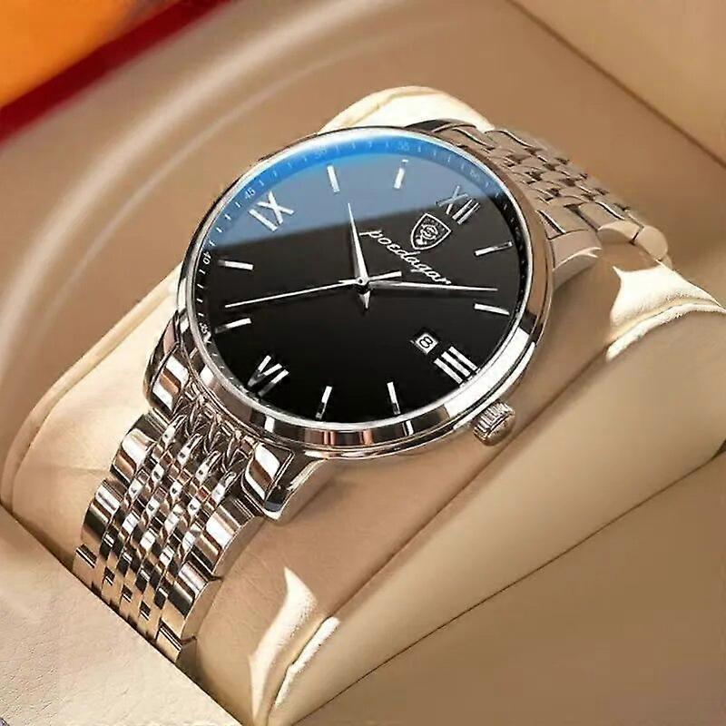 Orologio OLEVS da uomo Orologio da uomo di lusso multifunzione impermeabile luminoso in acciaio inossidabile / visualizzazione settimanale Business Top orologio da uomo al quarzo | IT