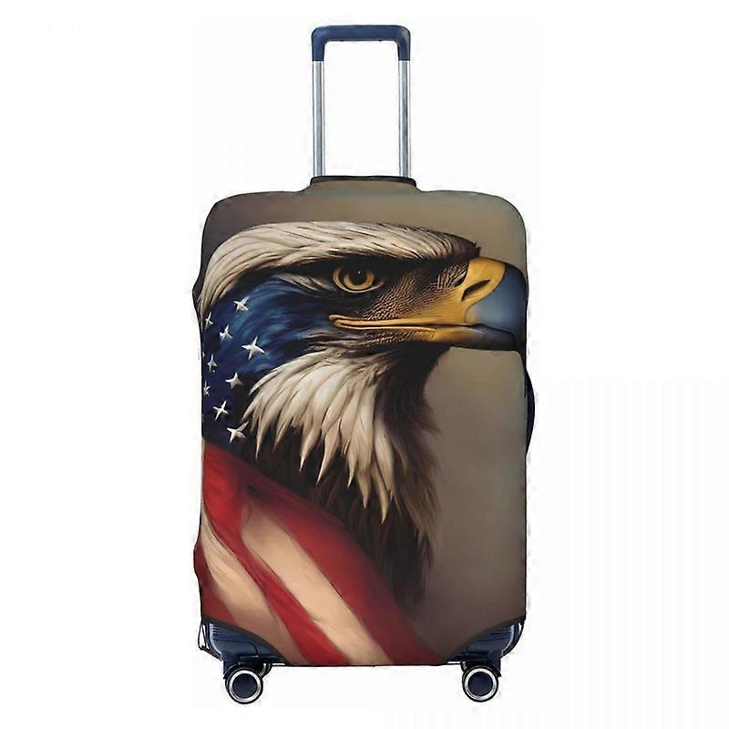Eagle Suitcase Cover Animals American Flag Holiday Business Elastic Luggage Case Protector