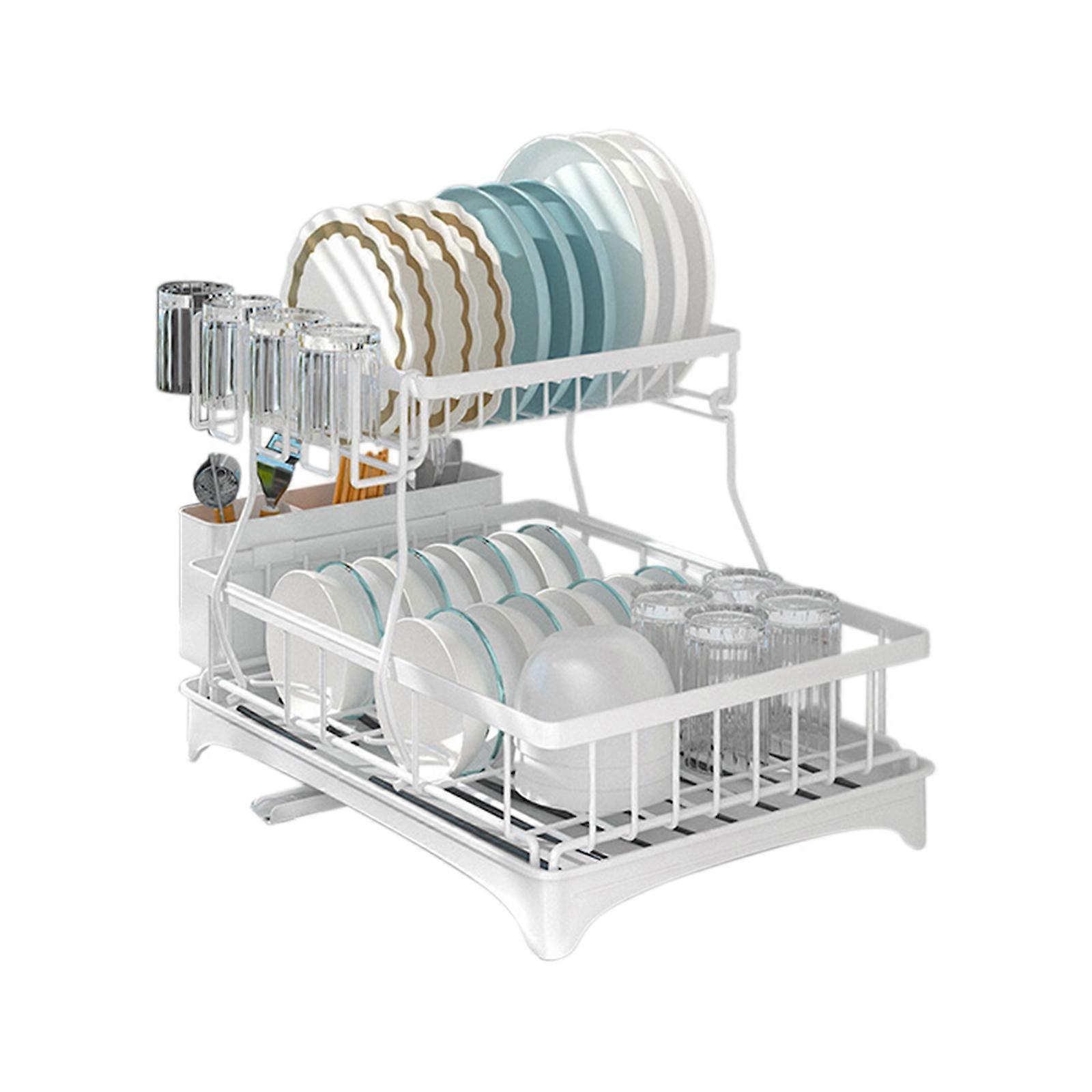 Kitchen Dish Drying Rack With Drainboard Large Dish Drying Rack