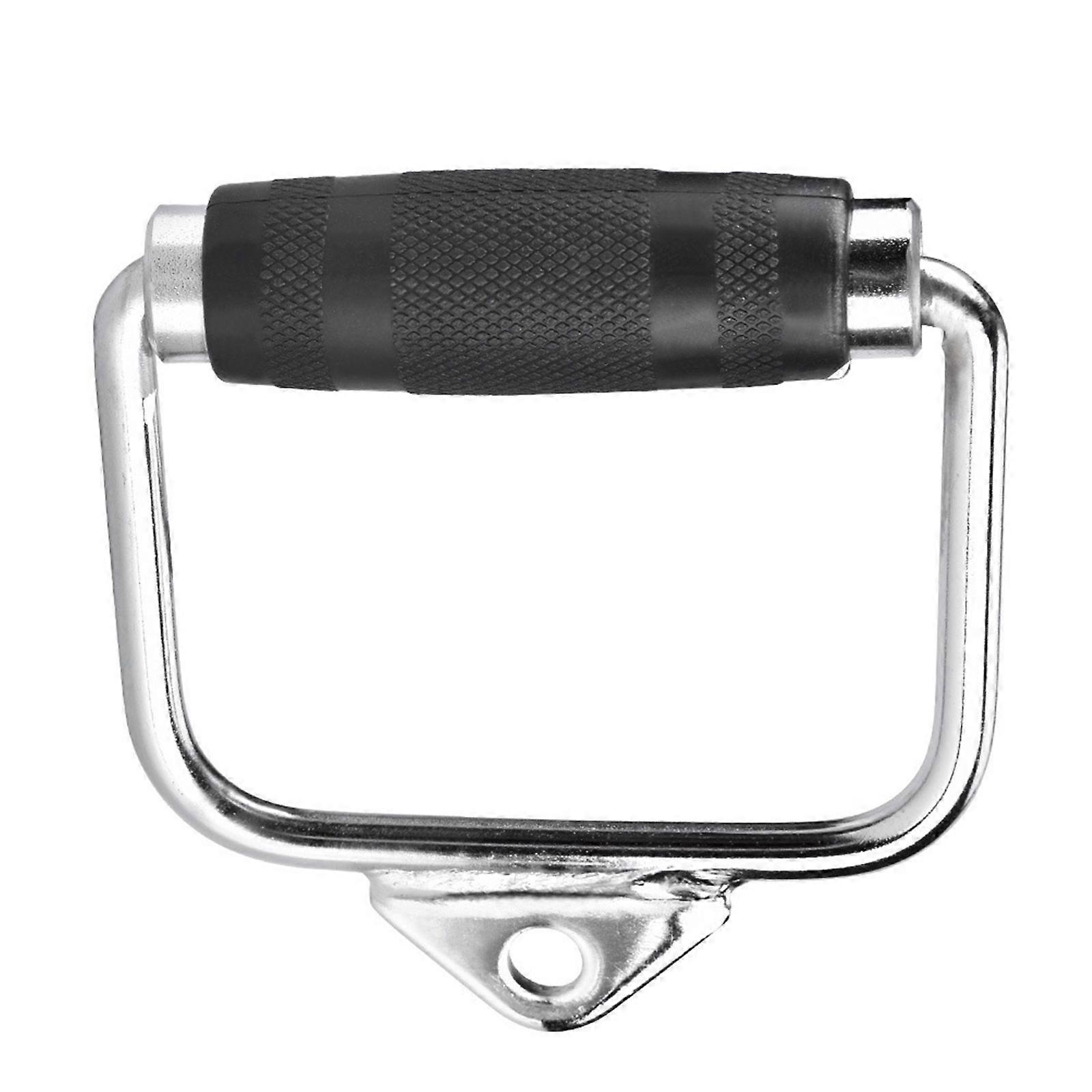  Pulldown Cable Machine Steel Handle, Heavy Duty Cable Machine Attachment Grip