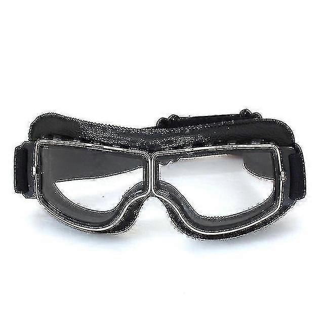 الجلود نظارات خمر دراجة نارية نظارات خمر دراجة نارية نظارات الرجعية جت خوذة نظارات