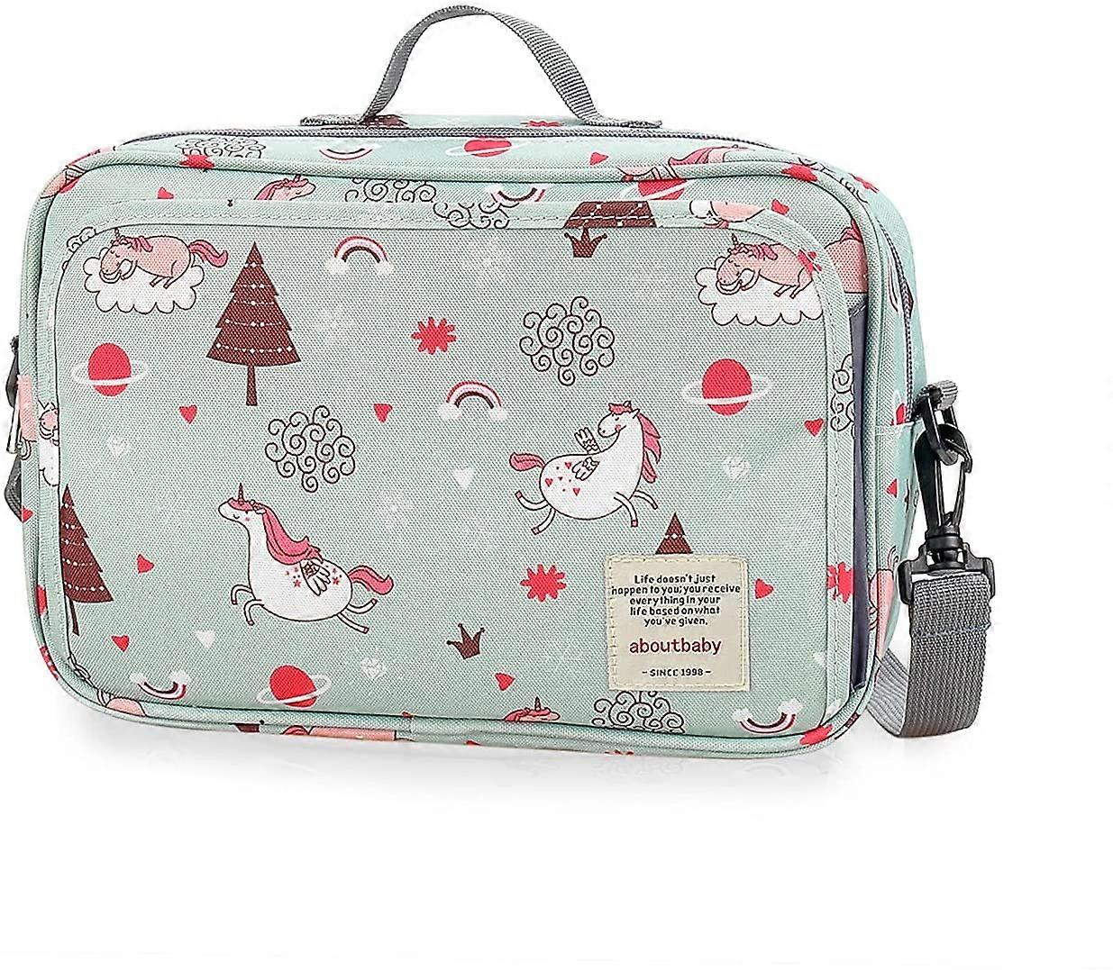 Pram Buggy Bag Organiser & Stroller Organiser,Large Stroller Storage with Deep Cup Holder(Green)