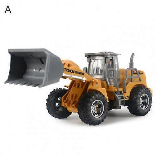 Children USB Charge Remote Control Excavator Construction Vehicle Model Toy Gift