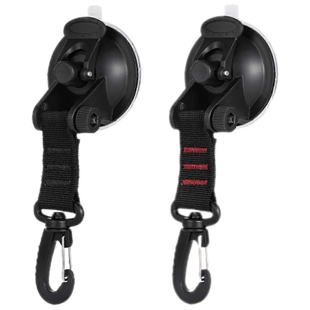 2pcs Strap Suction Cup Hooks Heavy Duty Suction Cup Anchors Car Window Suction Cup Hooks Portable Hangers