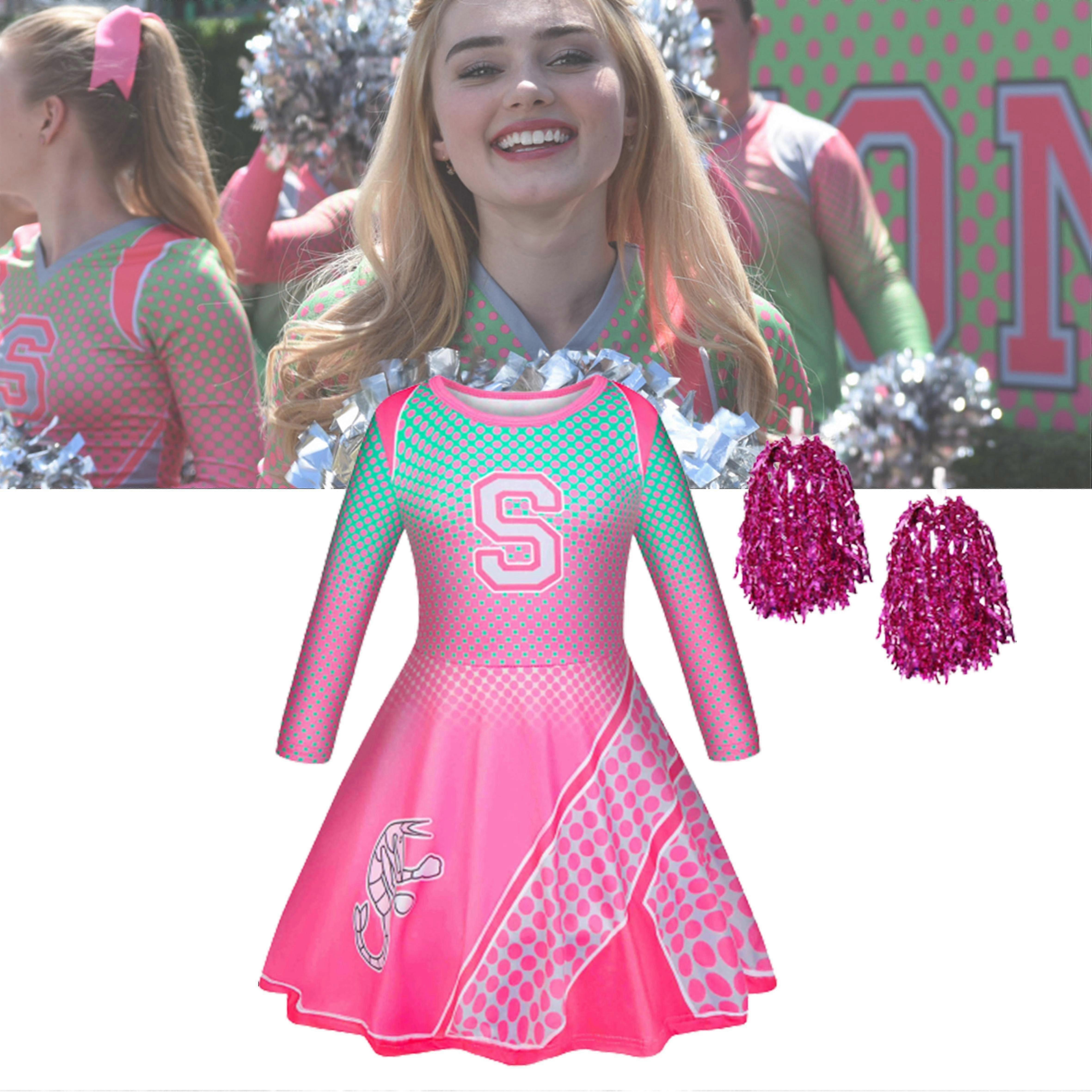 Halloween Zombie High School 3 Kostium cosplay Cheerleaders Team Dress Kids Girls Carnival Party Fancy Dress Outfits Gifts