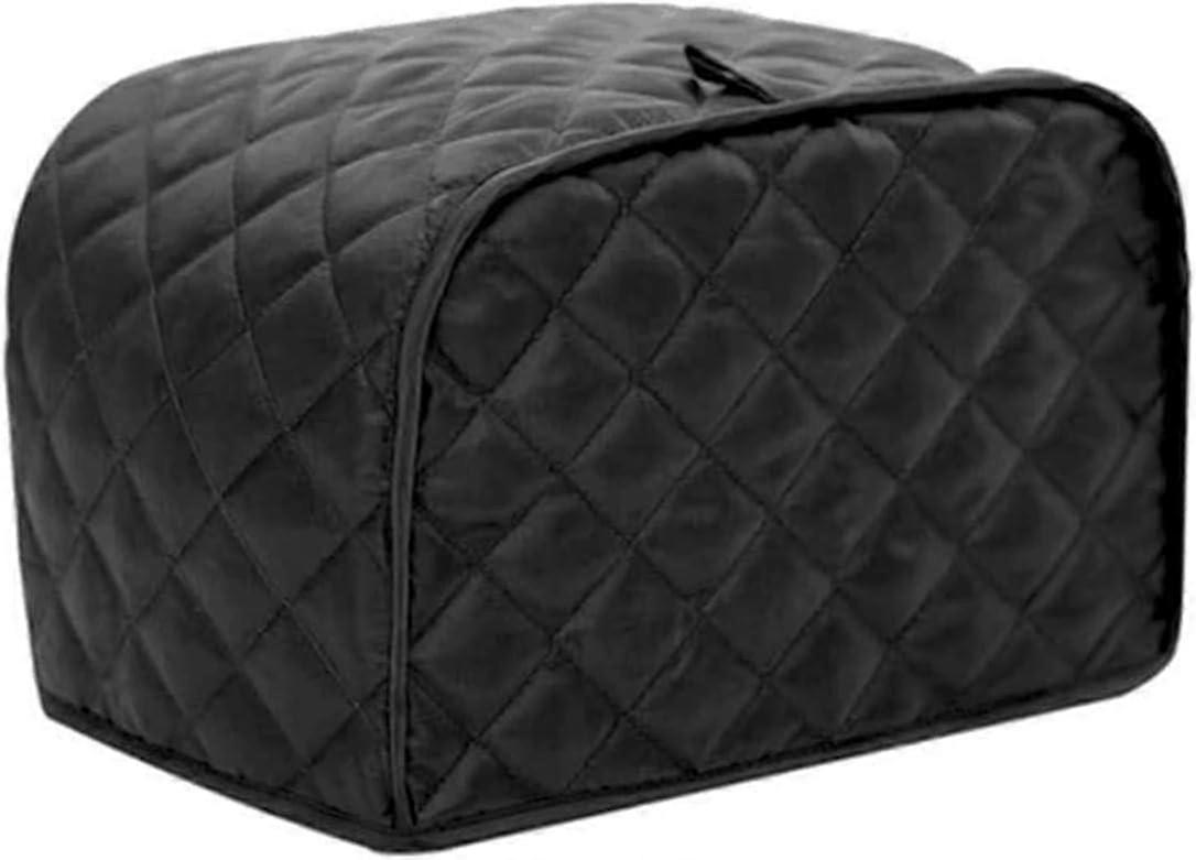 4 slice Toaster Cover, Polyester Fabric Quilted Toaster Appliance Dust-proof Cover