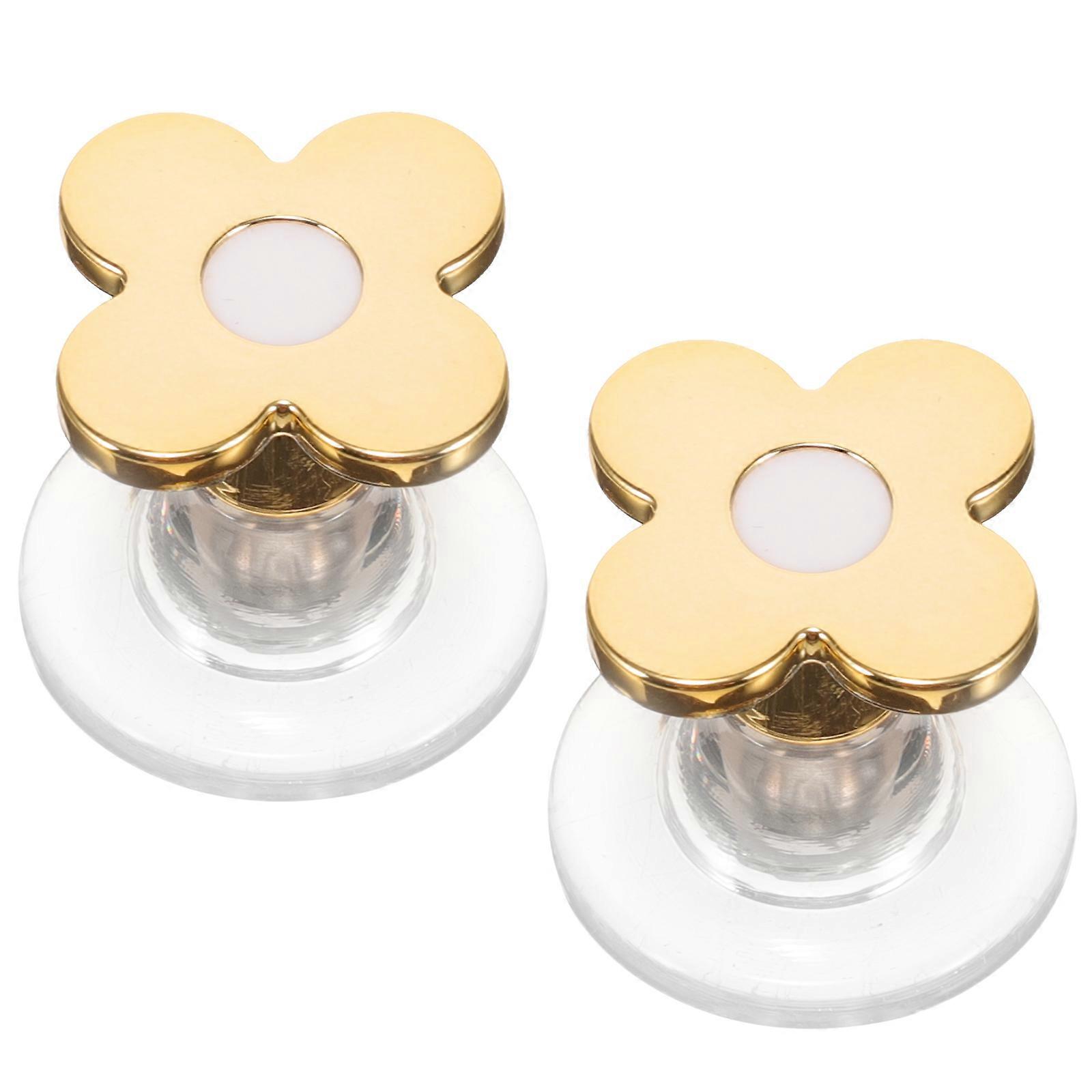 2 pcs Toilet Flushing Button Handle Manicure Toilet Tank Button Handle Adhesive Toilet Flush Button Handles