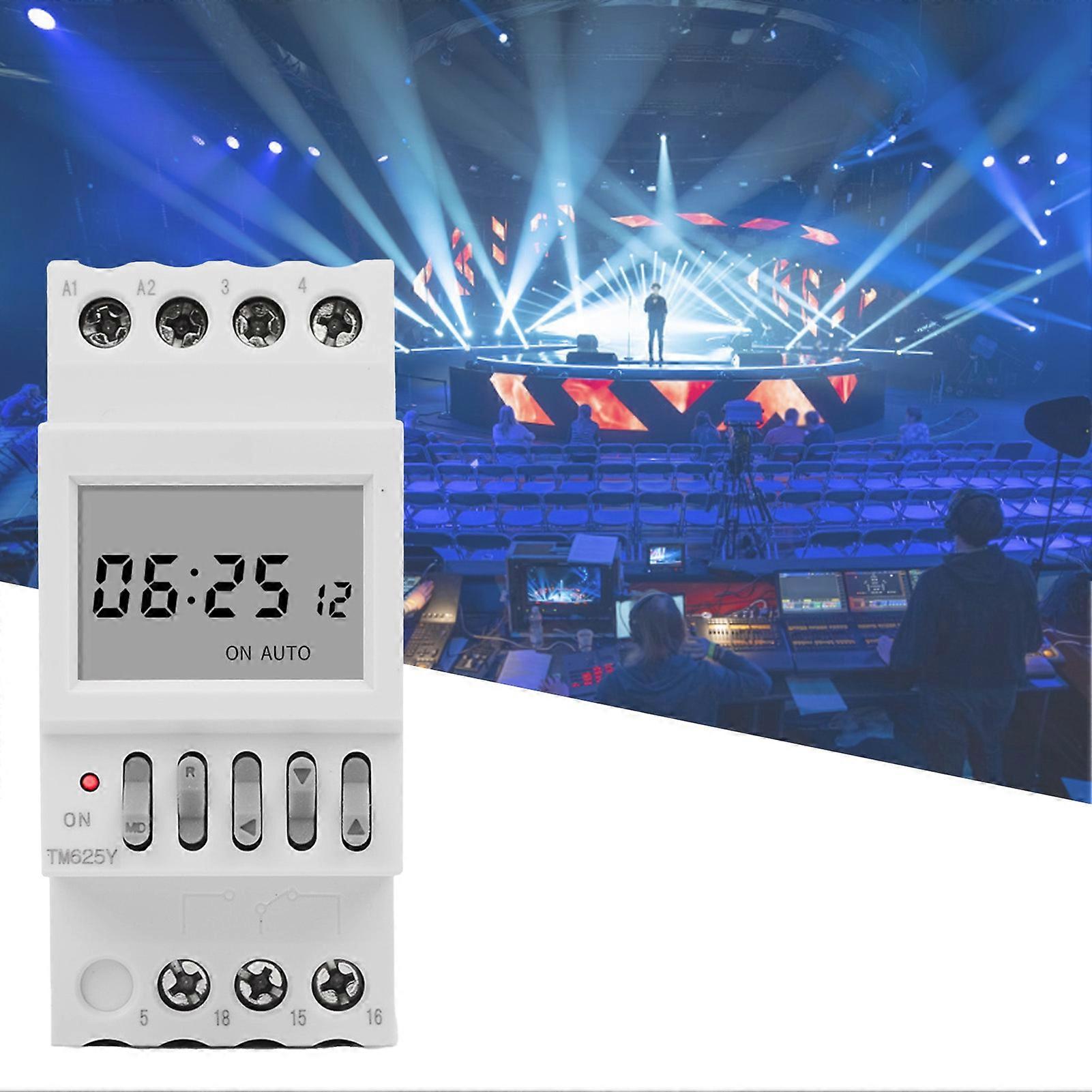 TM625Y Timing Control Range Convenient Install Easily Plastic Digital Time Control Switch for Home Mengxi