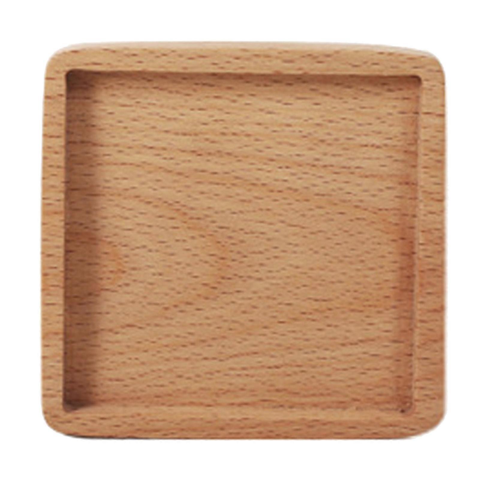 Cup Coaster Non-slip Versatile Wooden Beverage Drinking Coffee Coaster Kitchen Supply