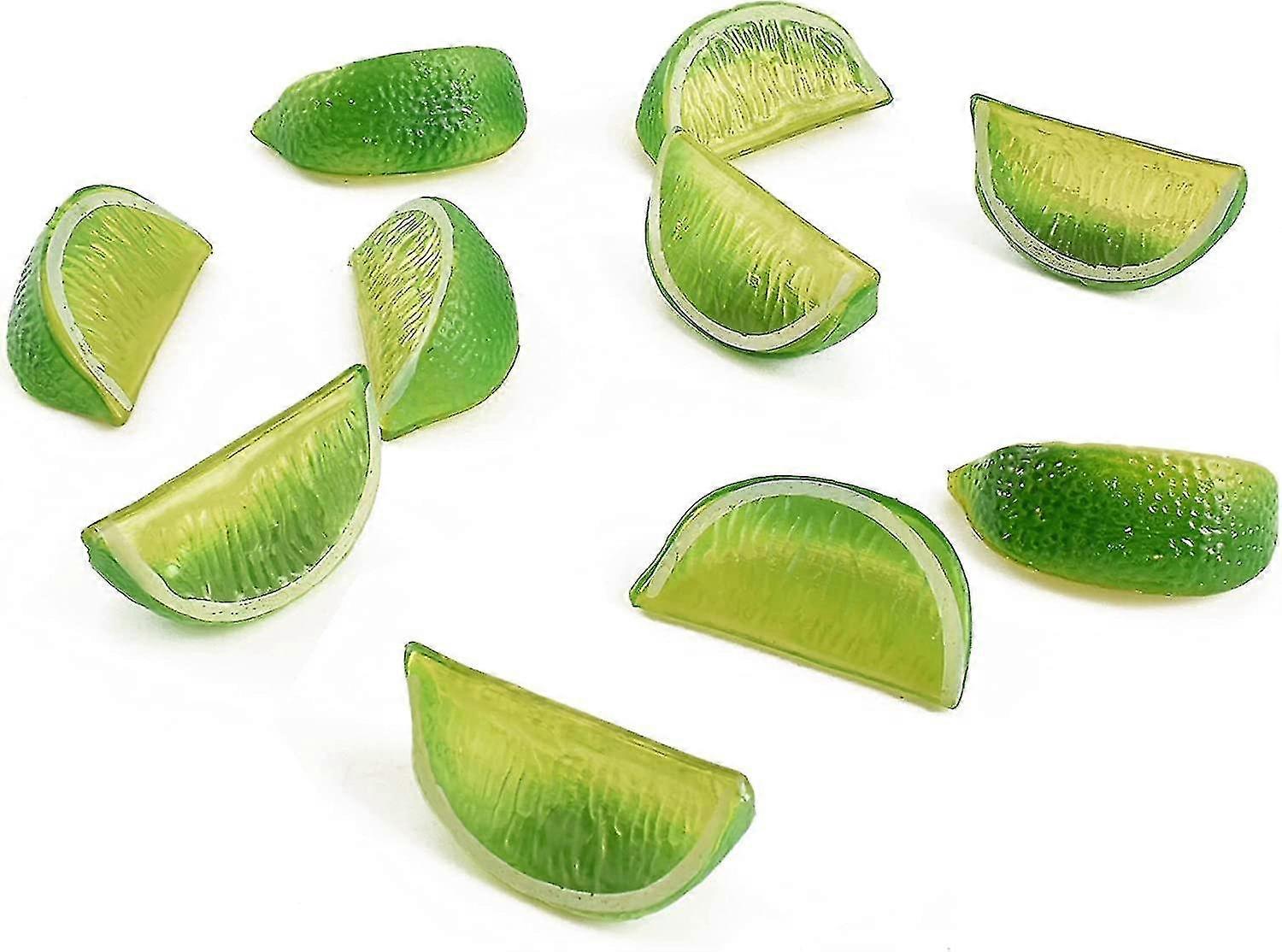 Faux Lemon Block Artificiel Fruit Wedge Slice Simulation Lifelike Fake For Home Party