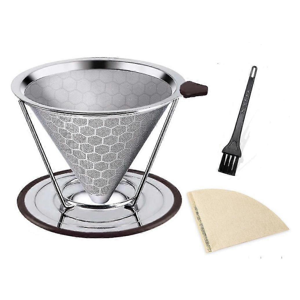Coffee Dripper, Coffee Filter Set, Drip Cone Coffee Filter
