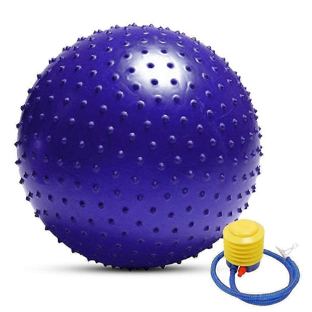Particules de balle de yoga avec pompe à air Anti-burst Stabilité Balance Ball Pilates Exercice de remise en forme physique