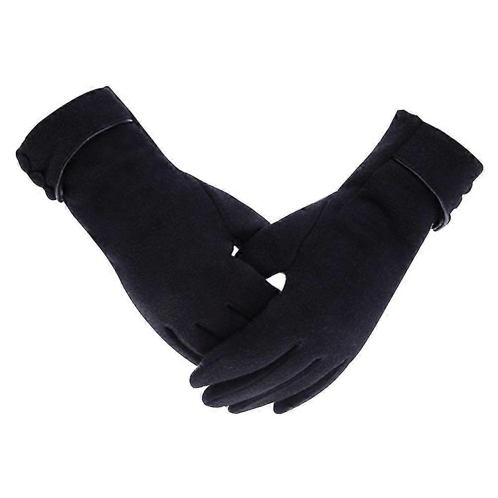 Winter Women Fashion Outdoor Cycling Thermal Touch Screen Full Finger Gloves