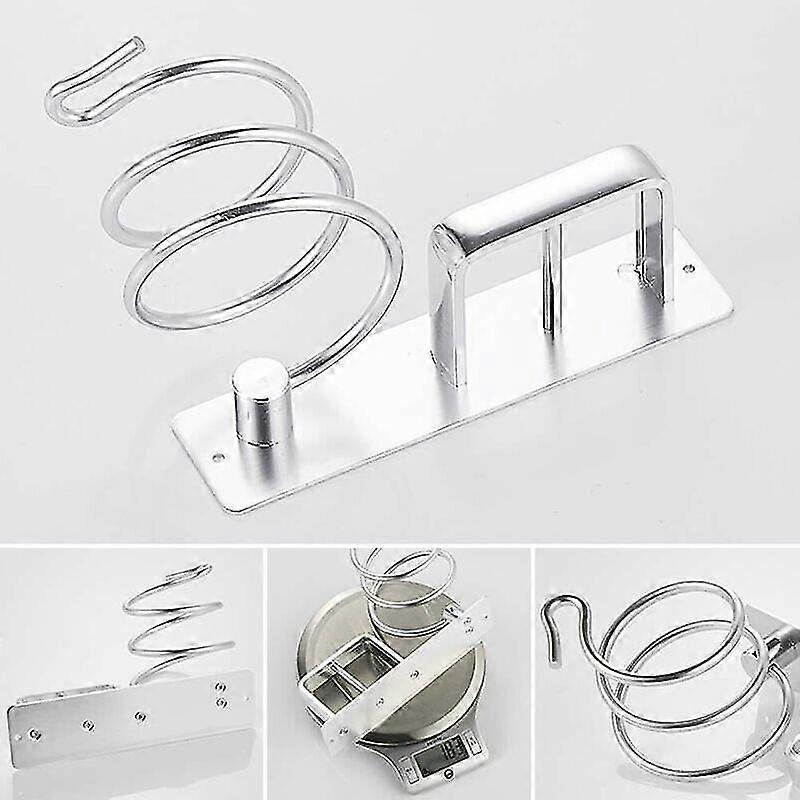 mount dryer hair straighteners holder vertical storage wall stand
