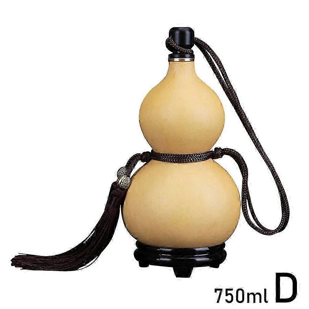 Gourd Water Bottle Natural Gourd Open Wine Gourd Carving Small Gourd 500-750ML