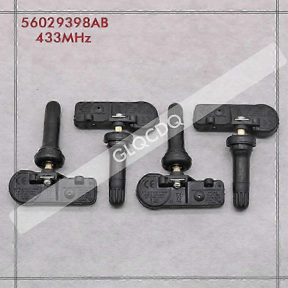 PER 2010-2016 JEEP GRAND CHEROKEE IV TPMS 433MHz SENSORE DI PRESSIONE DEI PNEUMATICI TPMS JEEP SENSORE DI PRESSIONE DELL'ARIA 56029398AB