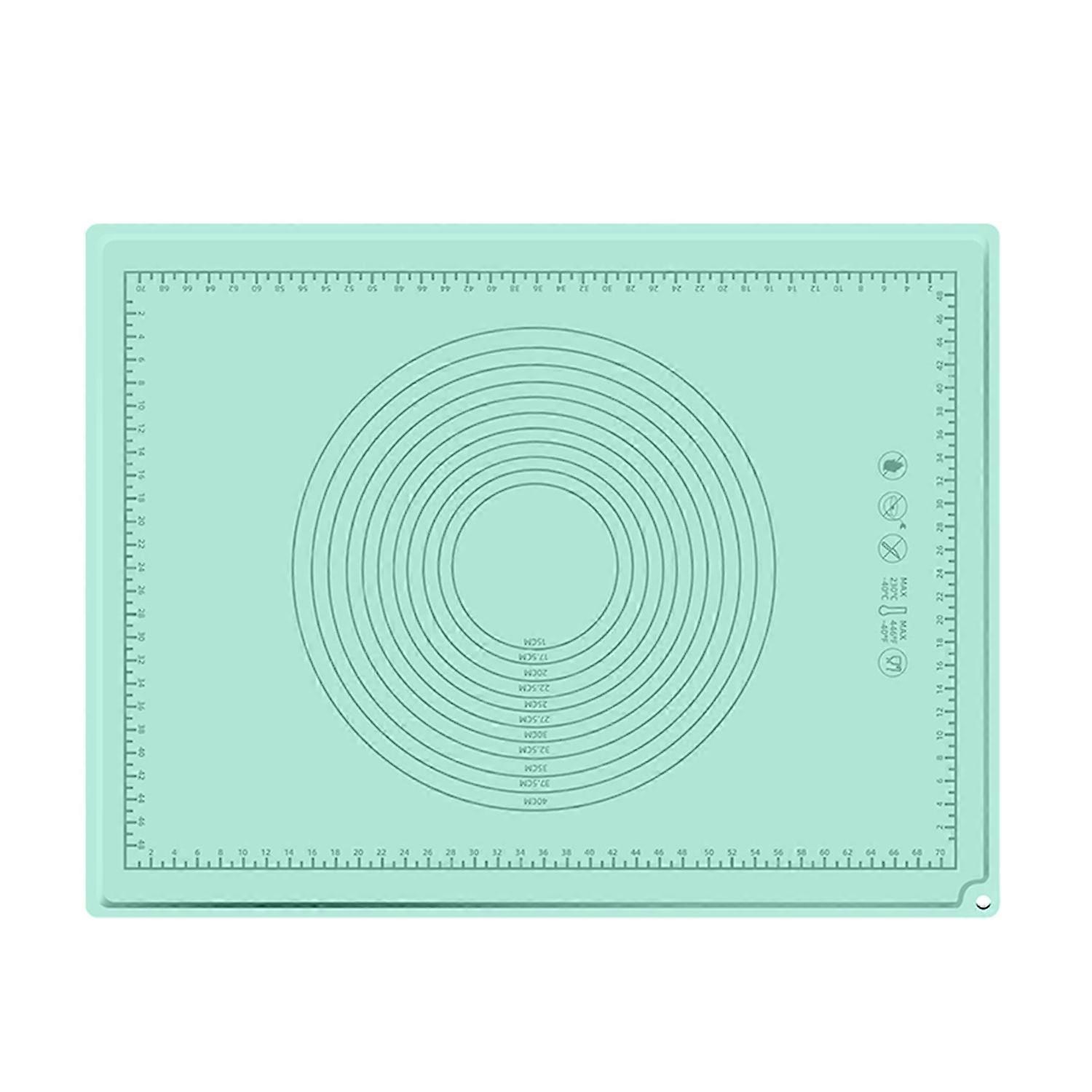 Silicone Dough Rolling Mat with High Edge Extra Food Grade Large Non-stick Kneading Mat Kitchen