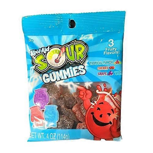 Kool-aid Sour Gummies, 114 Grams (Case Of 12)
