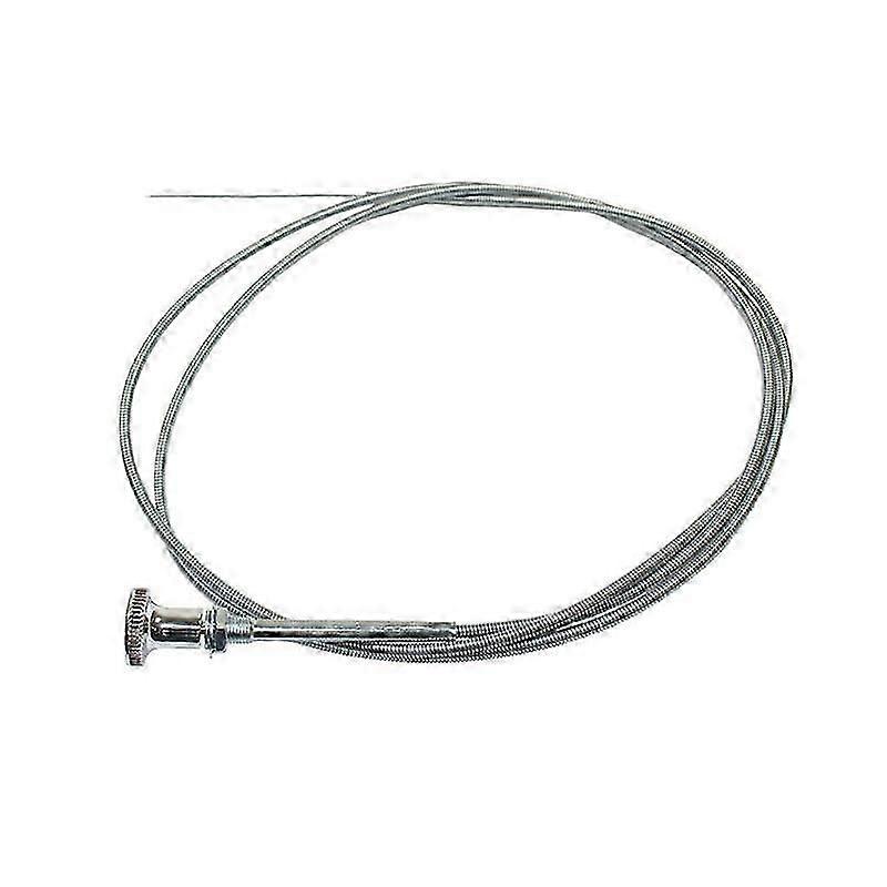 Chrome Universal 6 Ft Carburetor Cable Push Pull Throttle Cable compatible with Hot Rat Rod