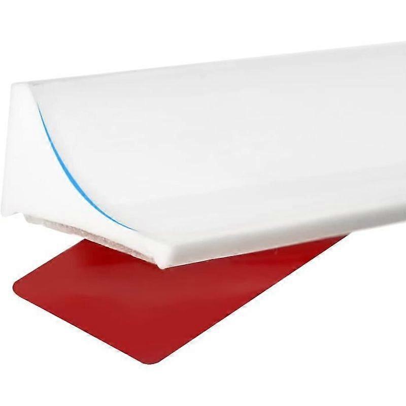 200cm White Shower Barrier and Retention System SiliconeAnti Overflow Shower Threshold Rubber Water Dam