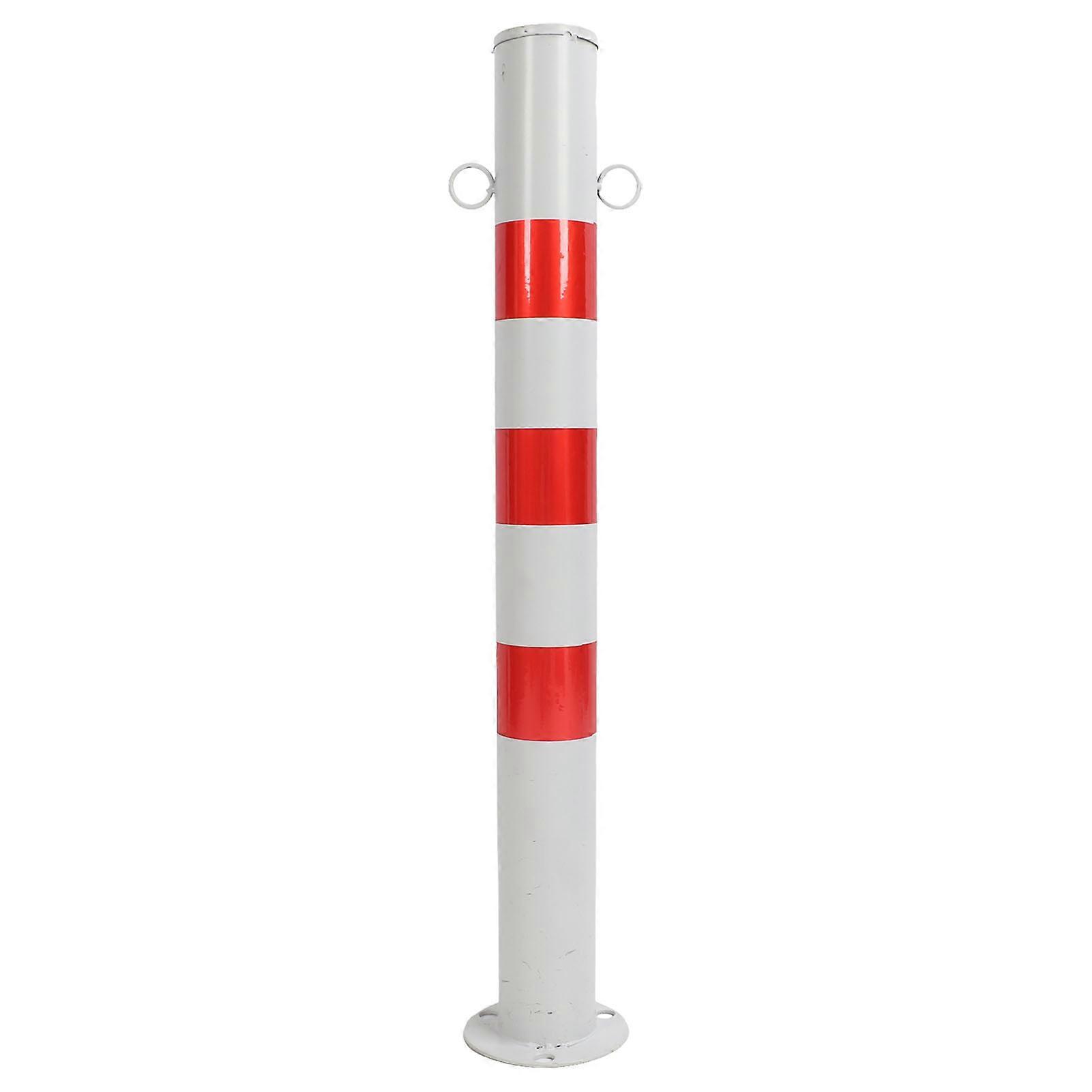 75cm Road Post with Hook Security Traffic Delineator Post Crowd Control Stand Street Warning Pile Red White