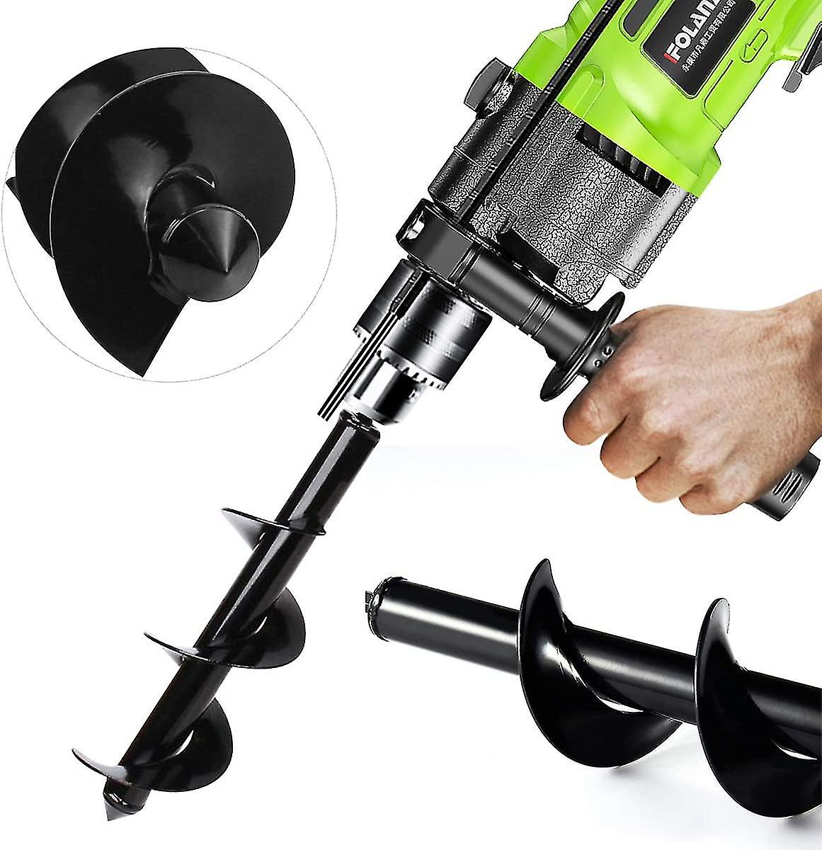 Bulb Auger Drill Bit,earth Auger Spiral Drill Bit,with Hex Drive