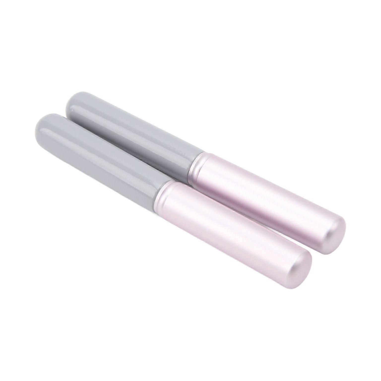 2pcs Lip Brush Set with Lid - Perfect for Lipstick Application