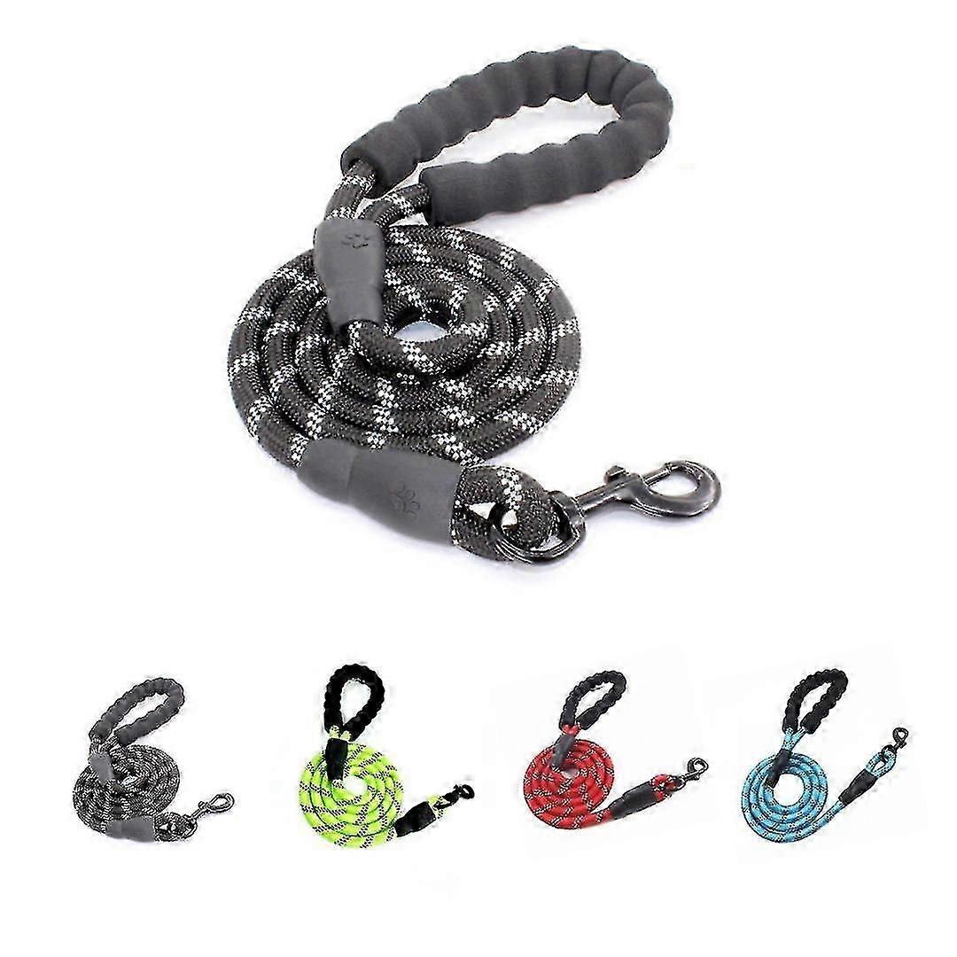Leash Dog Rope Reflective Straps Dog Size Large Open MeshBlack