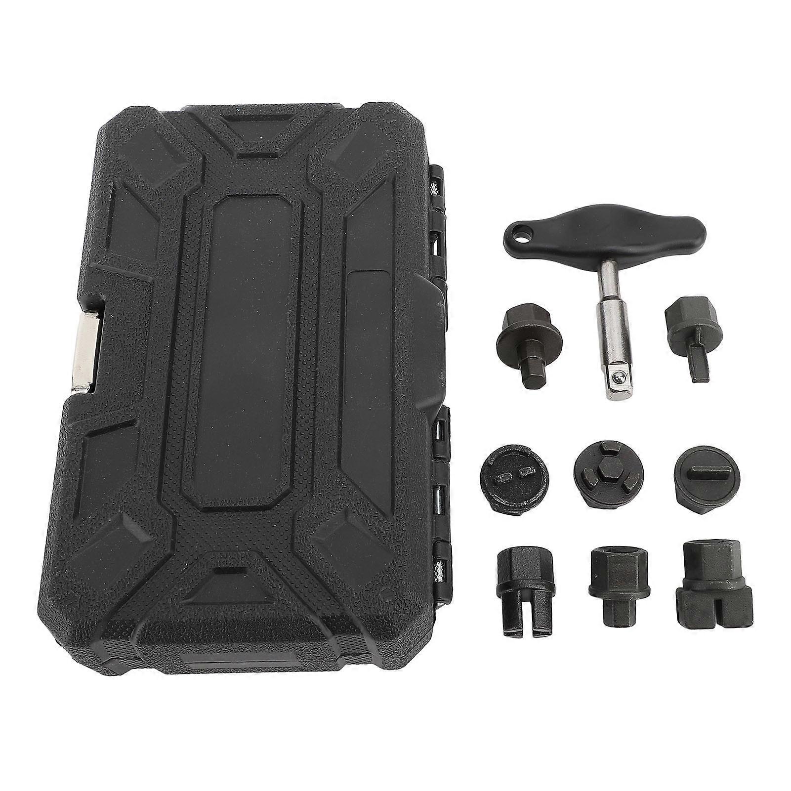 9Pcs Oil Pan Drain Plug Repair Kit: Versatile Tool Set for Plastic Pans