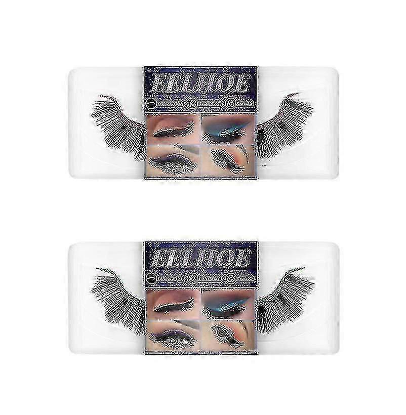Eyelashes Eyeliner Self-adhesive False Eyelashes Soft Natural Curly Thick False Eyelashes Eyeline
