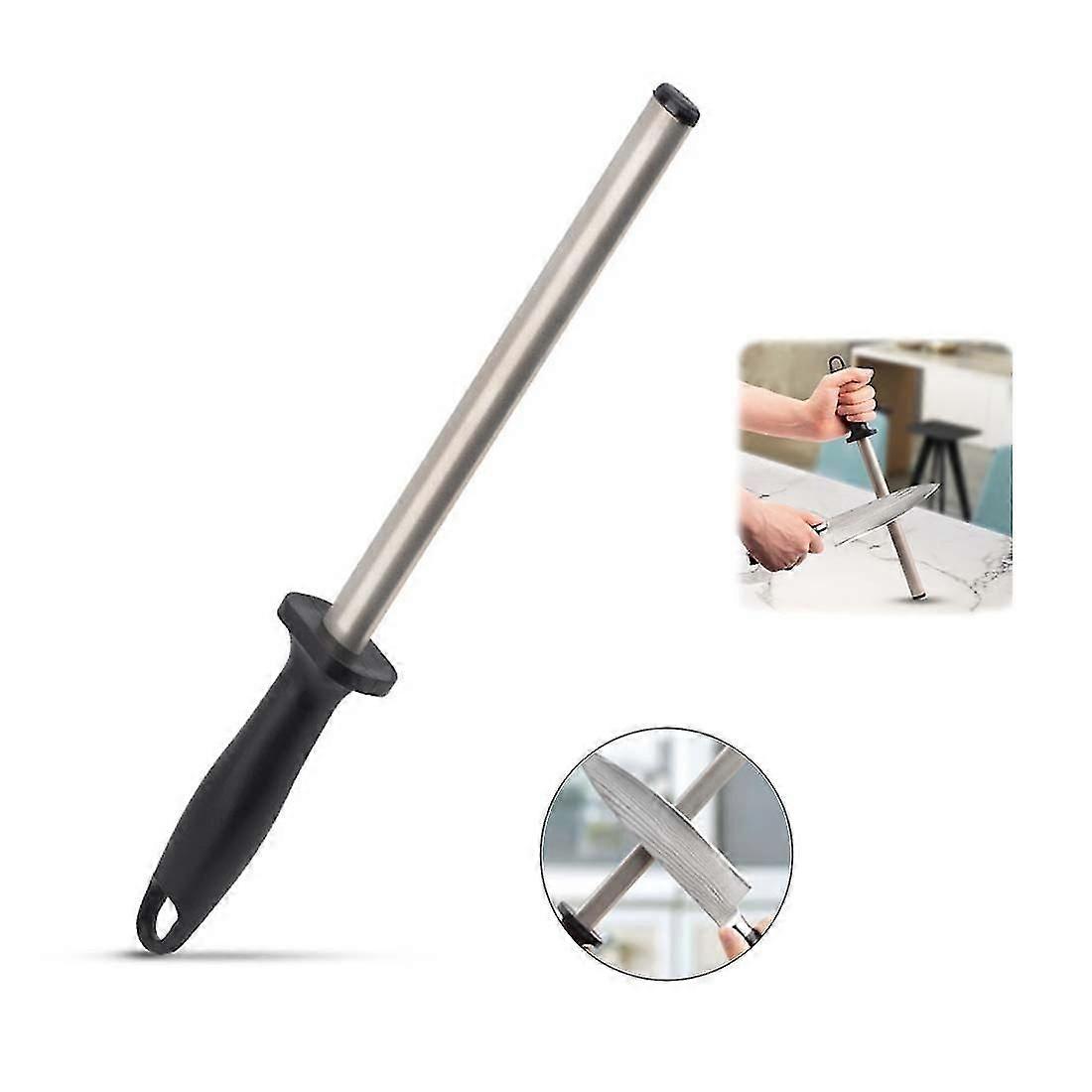 Knife Sharpener Sharpening Rod, Diamond Knife Sharpening Rod Home Kitchen Knife Sharpener