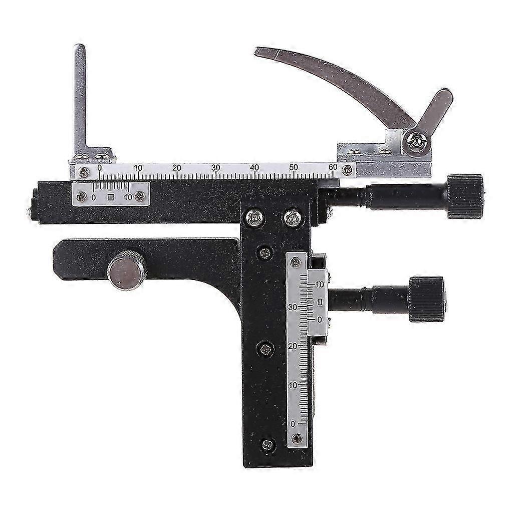Microscope Attachable Mechanical Stage X-Y Moveable Caliper Vernier with Scale