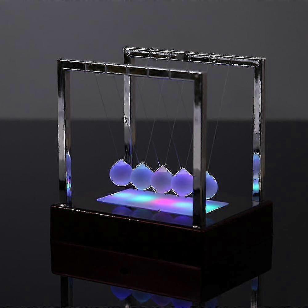 Newtons Culla Led Illumina Energia Cinetica Home Office Scienza Giocattoli Home Decor 2025