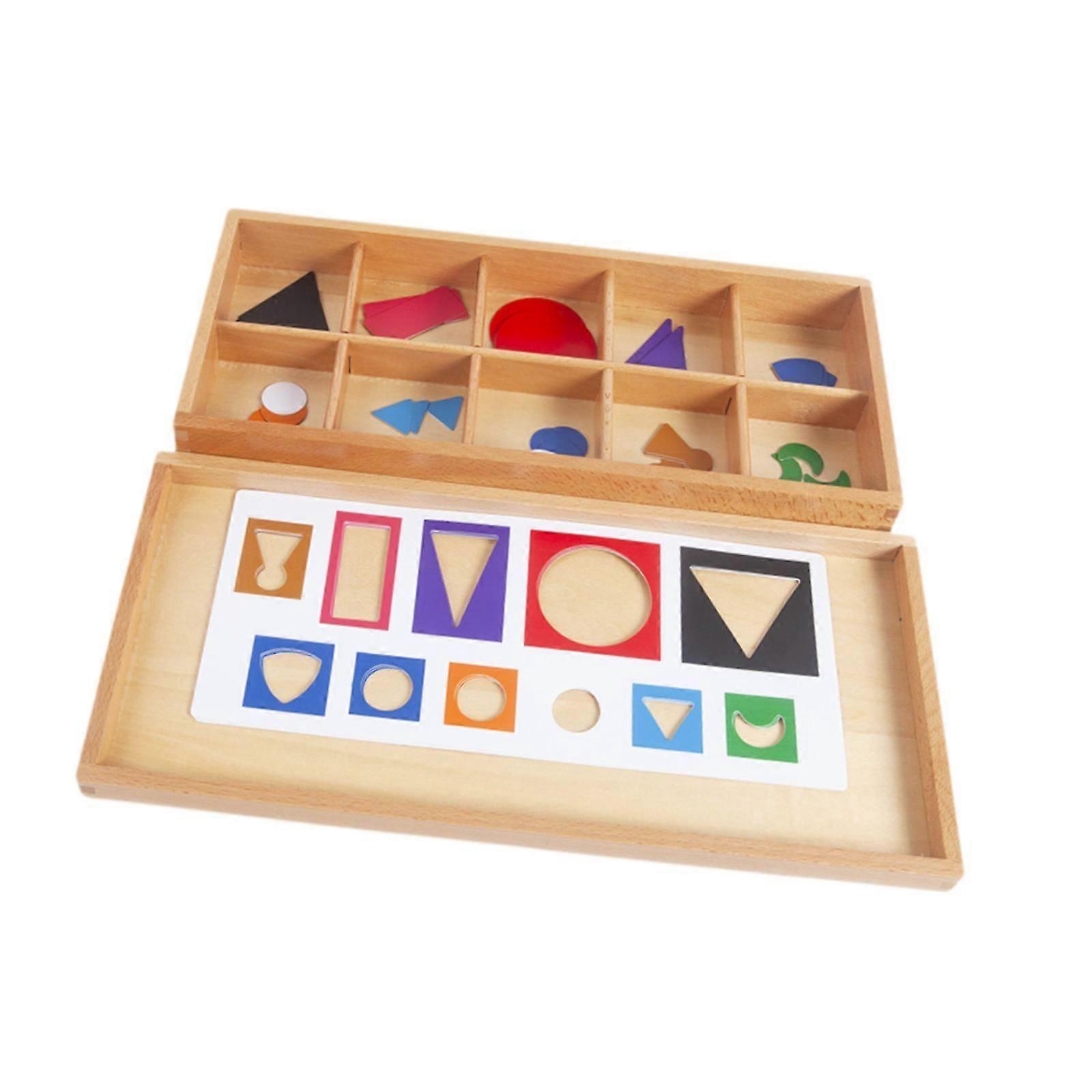 Wood Grammar Learning Language with Box Preschool Language Training for Kids