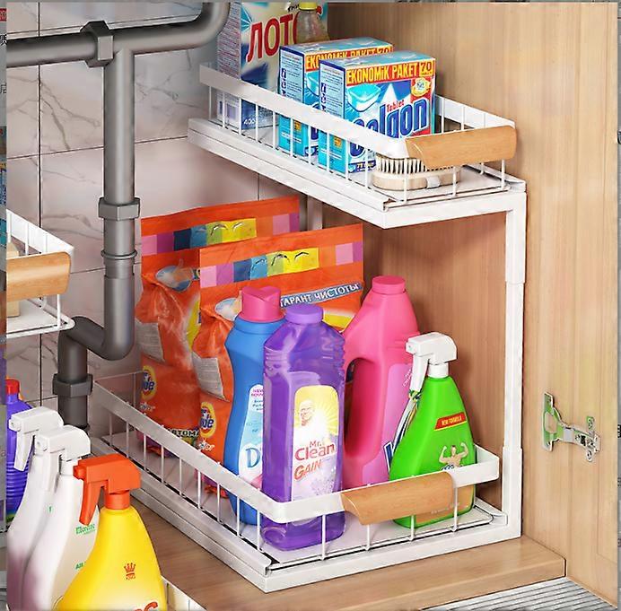 Opbevaringsstativ til køkkenvask 1