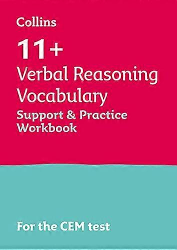 Collins 11+ 11+ Verbal Reasoning Vocabulary Support and Practice Workbook: For the 2024 CEM Tests