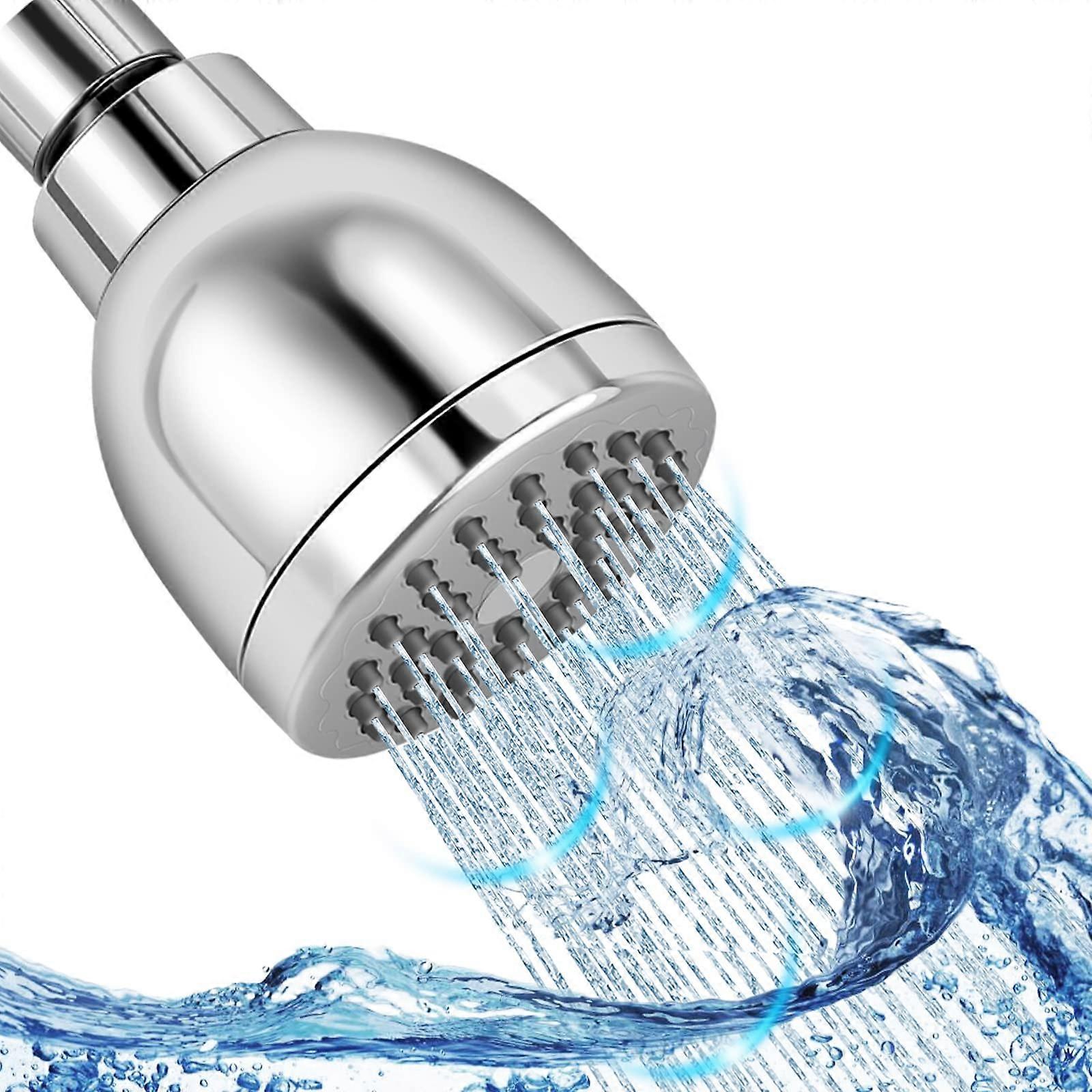 High Pressure Fixed Shower Head 3 Inch Rainfall Shower Head With Adjustable Angle And Leak-Proof Design