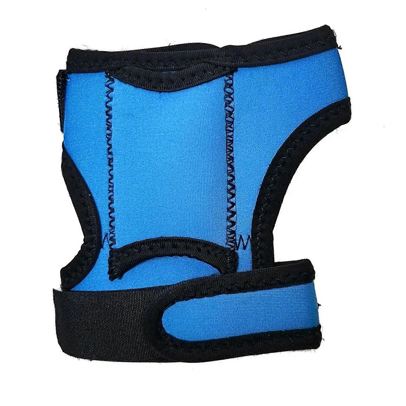 Wrist Strap for Flashlight Hand Arm Mount Flashlight Strap Adjustable Flashlight Glove Holder Hands Frees Torch Glove  Sky Blue