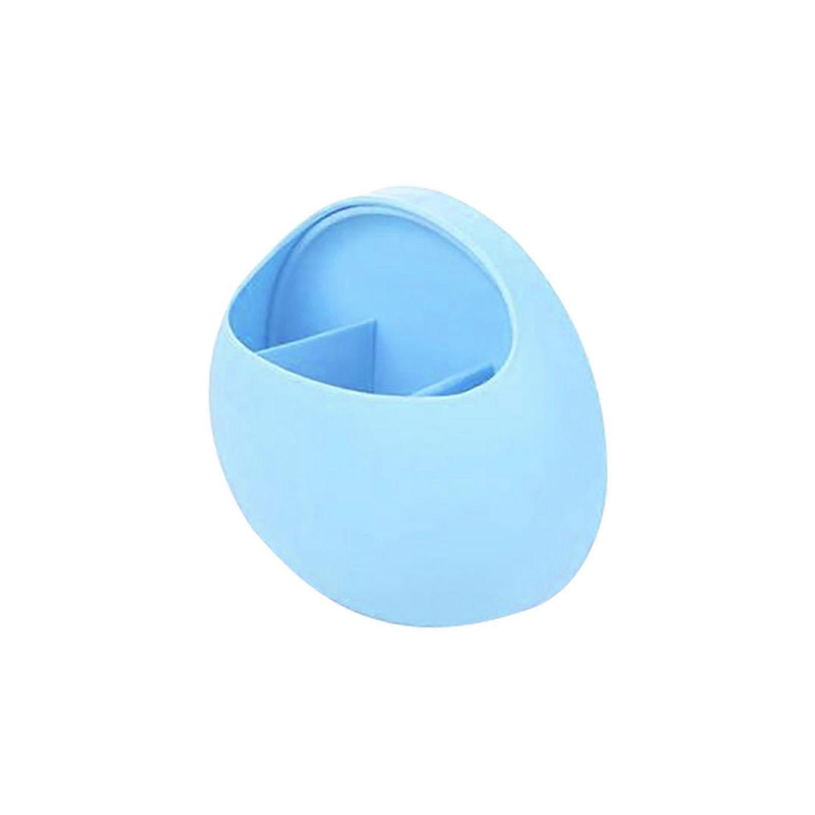 Plastic Suction Cup Soap Toothbrush Box Dish Bathroom Shower Accessory Spacesaving Storage