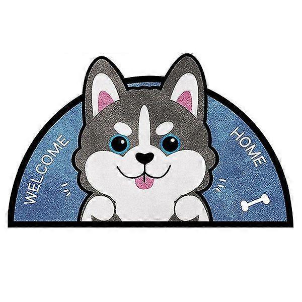 Microfiber Cat/Dog Face Rug with Non-Slip Backing, Soft and Machine Washable, Perfect for Pet Lovers