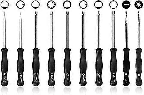 10Pcs Carburetor Adjustment Screwdriver Kit with Needle & Case for 2-Stroke Engines