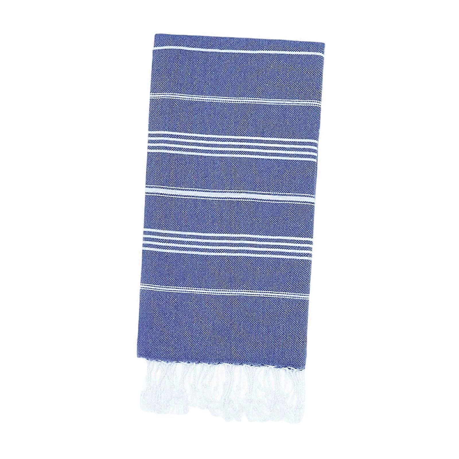 Beach Towel for Adults Absorbent Turkish Bath Towel for Beach Pool Bathroom Blue