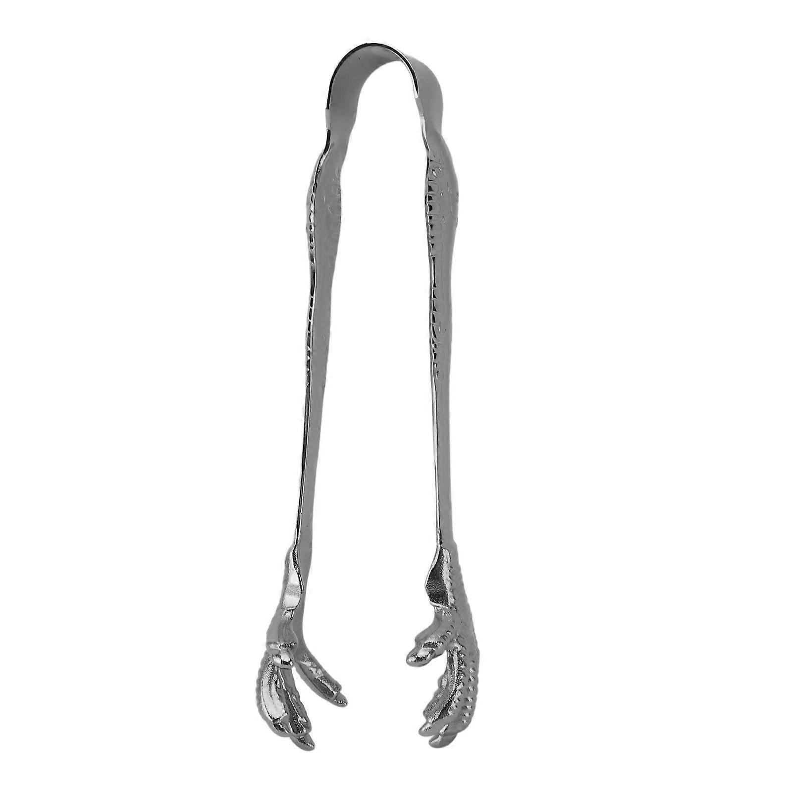 Pince à glaçons en acier inoxydable poli à la main, en forme de griffe d'aigle, pour bar, usage domestique, plaquée noire