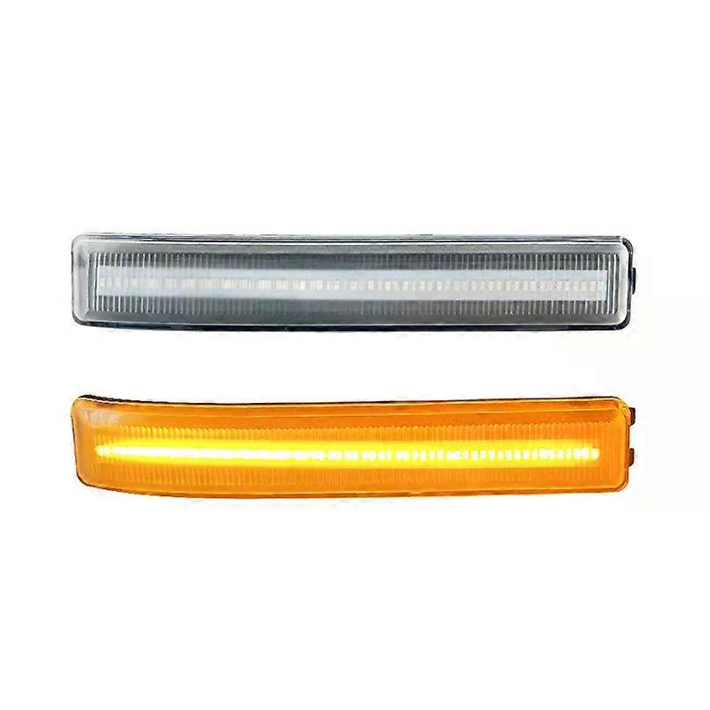 Applies to2Pcs 12V Smoked Lens LED Side Rearview Mirror Turn Signal Indicator Light For Ford F150 F-150 2009-2014 Raptor SVT 2010-2014