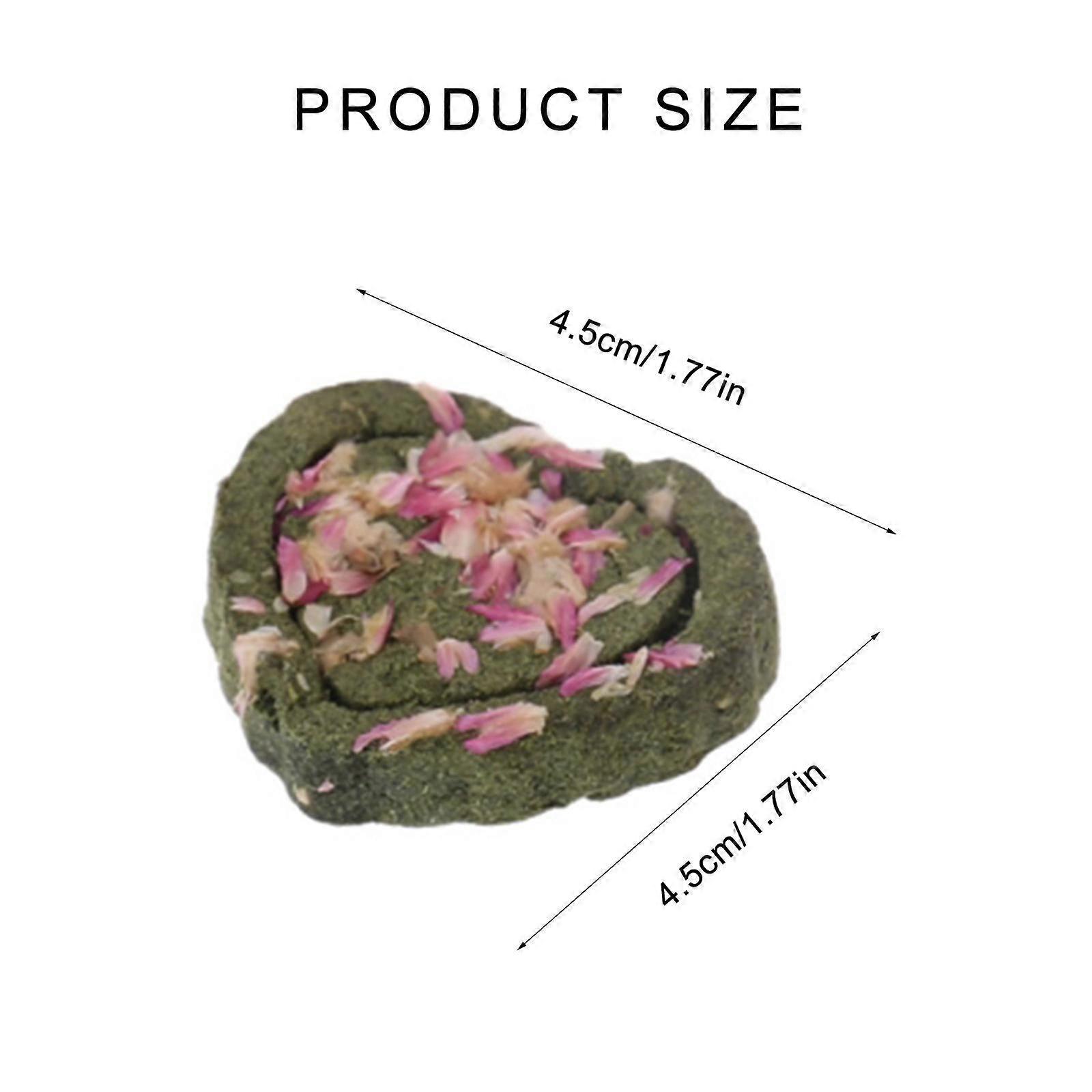 2 Pcs Rabbit Grass Toy Chewing Stick for Chinchillas Guinea Pigs Squirrels Rodent Rabbit Timothy Grass Tablet Army Green